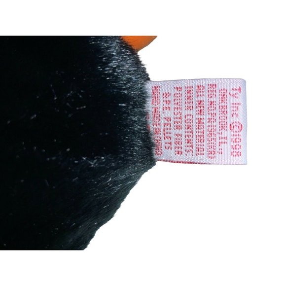 Ty Beanie Buddy Waddle the Penguin 1998 Stuffed Animal Plush Toy Retired - Picture 10 of 10